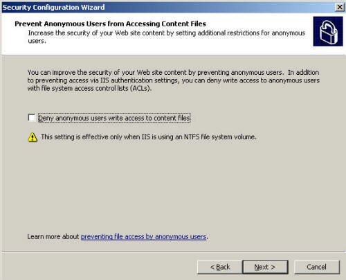 Security Configuration Wizard for Exchange Server 2007 Part II 19 small