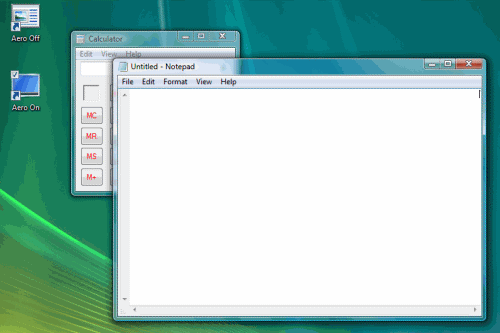 quickly turn on off the aero theme in vista 2 small