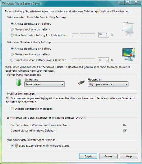 quickly turn on off the aero theme in vista 8 small