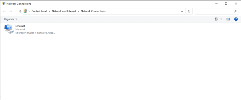 Network Connections (Control Panel)