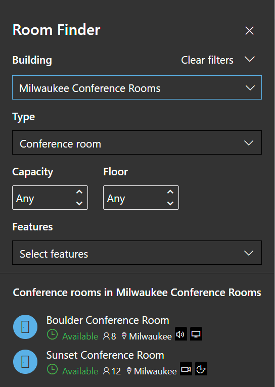 And there are our new conference rooms as members of said room list