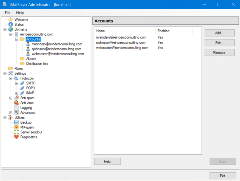 Getting Started with hMailServer - Petri IT Knowledgebase
