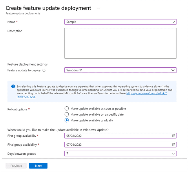 Windows Update for Business Deployment Service Adds New Gradual Rollouts Feature