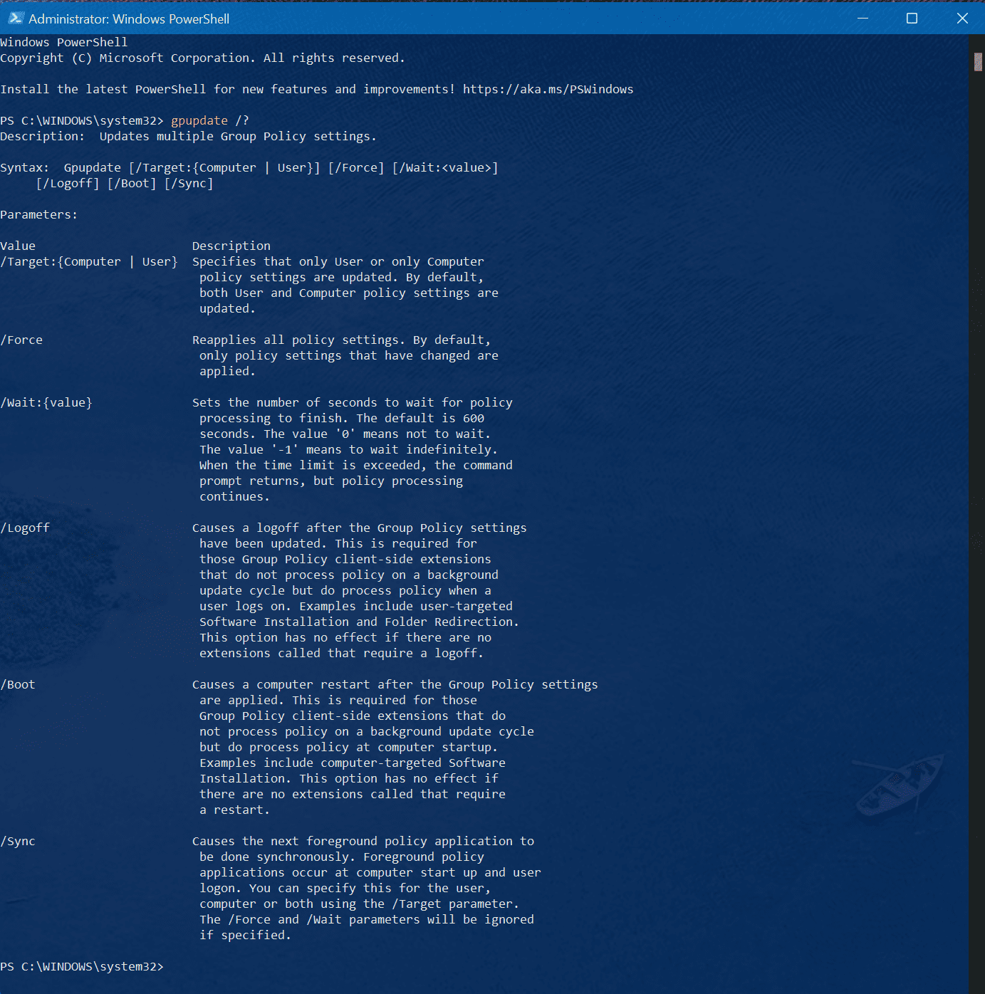 Using GPUpdate to Manage Group Policy