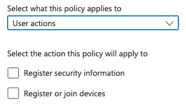You can choose to apply a policy to different user groups