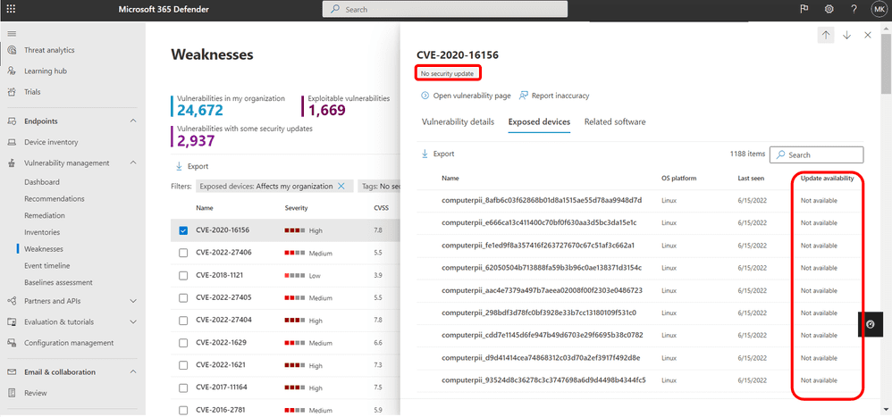 Microsoft Defender Vulnerability Management Adds New CVE Reporting Feature