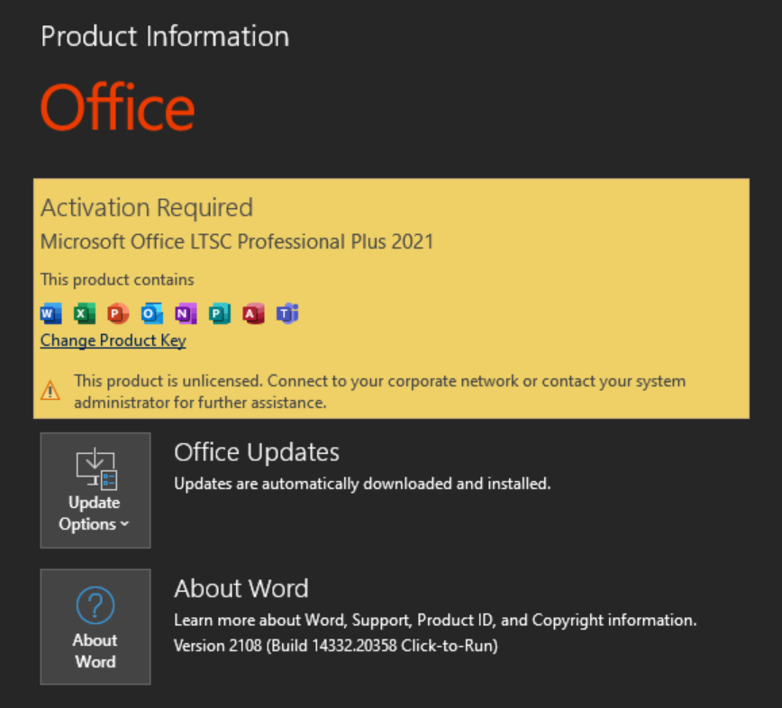 Microsoft Office LTSC 2021 Standard Licenza volume