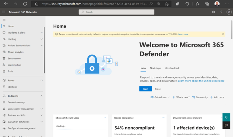 Microsoft Defender for Endpoint to Enable Tamper Protection for All ...