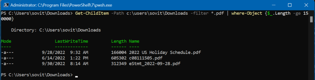 How to use Where-Object in PowerShell to filter everything