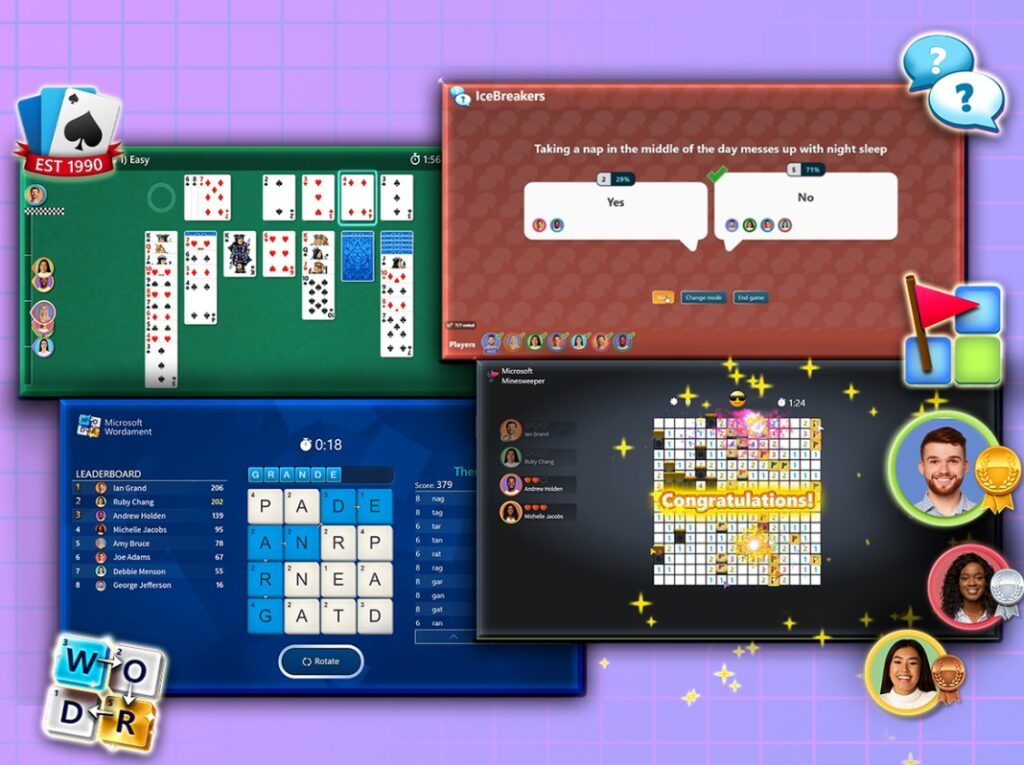 Microsoft Teams Now Lets Users Play Minesweeper and Solitaire During Virtual Meetings