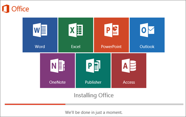 Installing Office 2016...