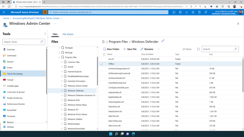 Windows Admin Center in Azure Gets Azure AD Authentication Support