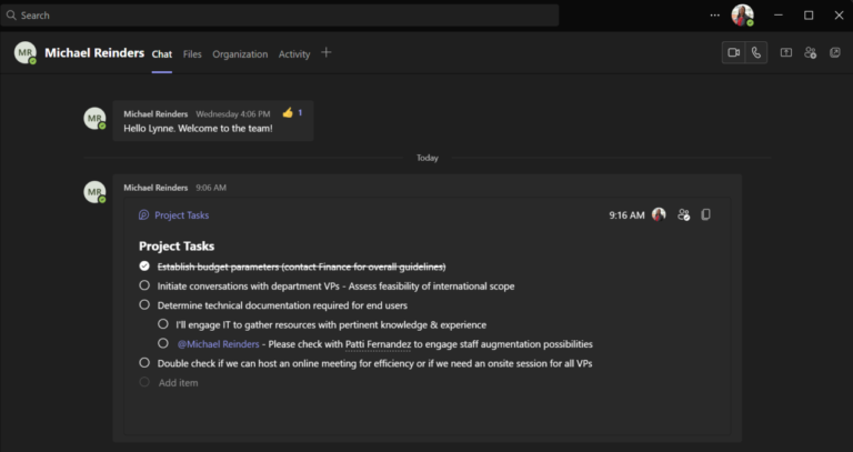 Using Microsoft 365 File Sharing and Microsoft Loop Components