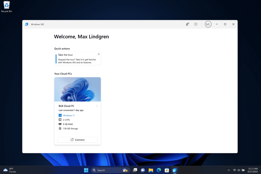 Microsoft's Windows 365 app is now generally available on Windows 11