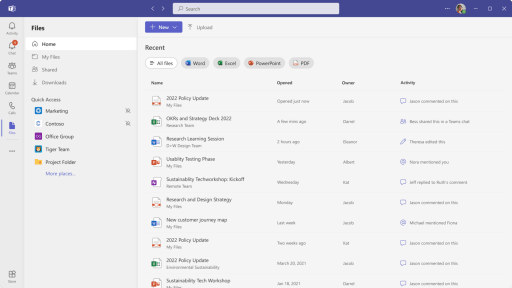 Microsoft Teams to Get New Files App Next Month