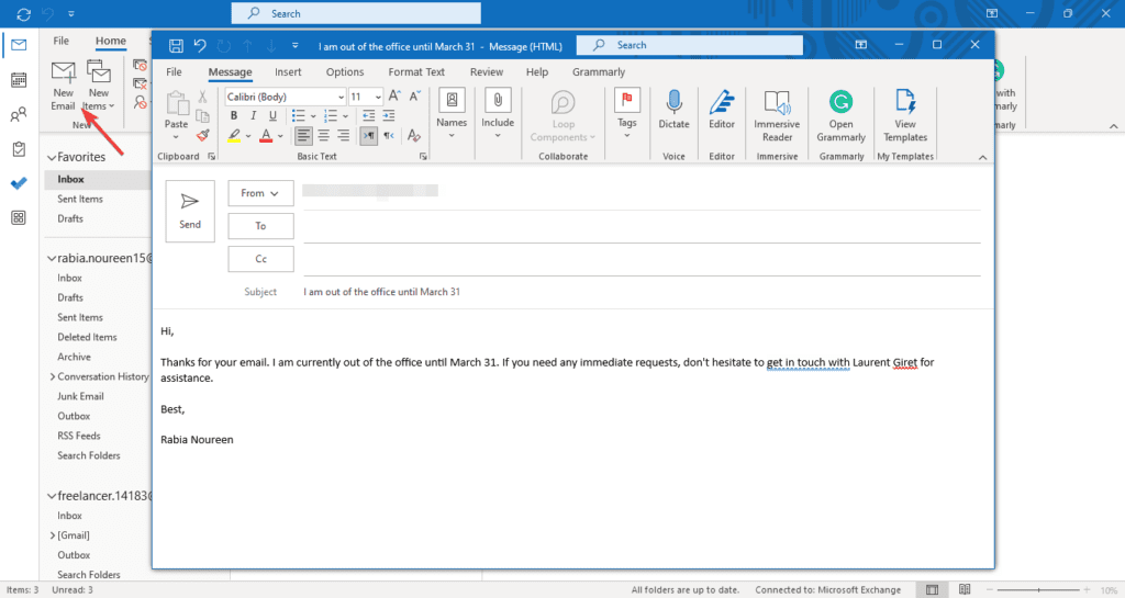 How to Set an Out Of Office Message in Microsoft Outlook Petri