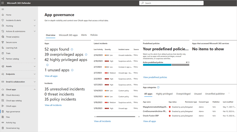 Microsoft Defender for Cloud Apps to Get App Governance Add-On in June