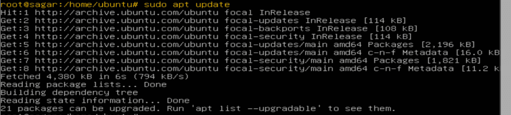 Updating the local package registry again