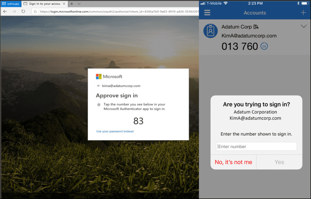 Microsoft Authenticator Enables Number Matching By Default to Block MFA Fatigue Attacks