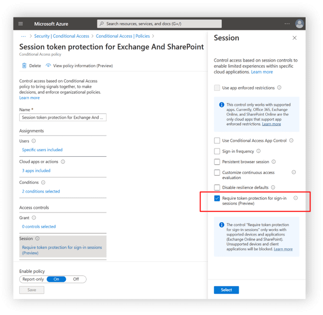 Microsoft Azure AD Conditional Access Gets Token Protection for Sign-In Sessions in Preview