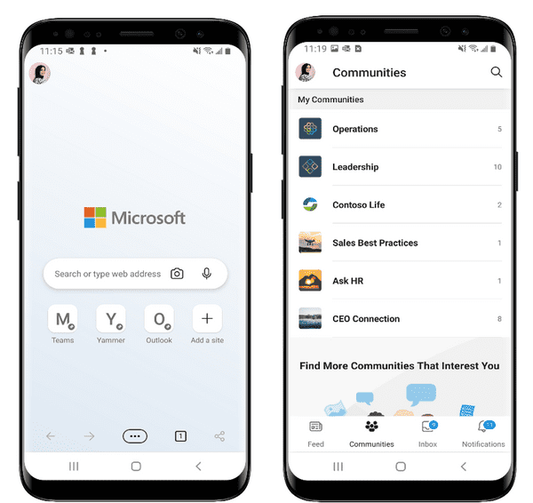 Microsoft Outlook, Edge, and Viva Engage Get New Shared Device Mode on Android