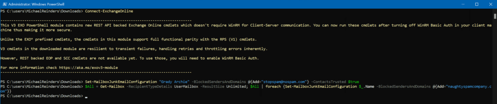 Making the same change for ALL users with one PowerShell command