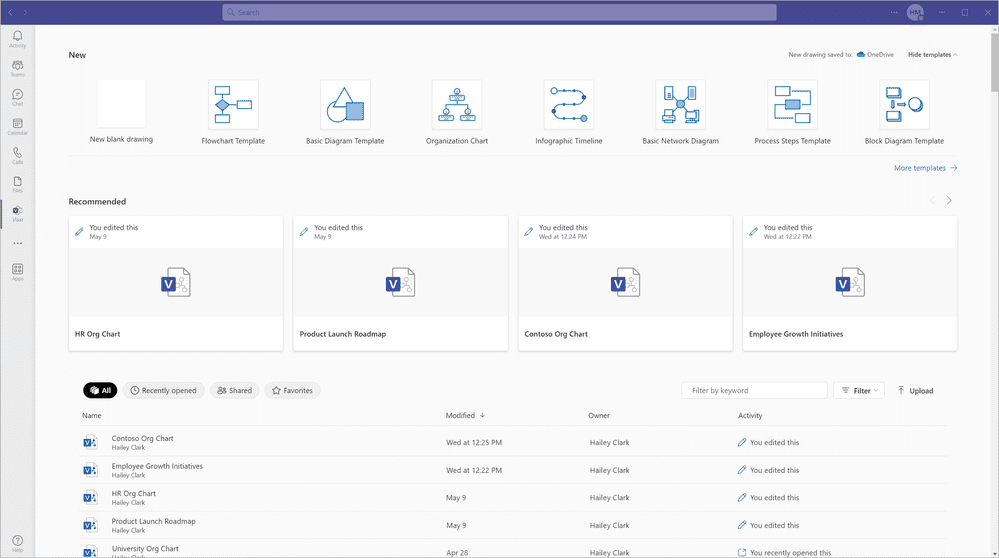 Microsoft Teams Adds New Visio App to Improve the Diagramming Experience