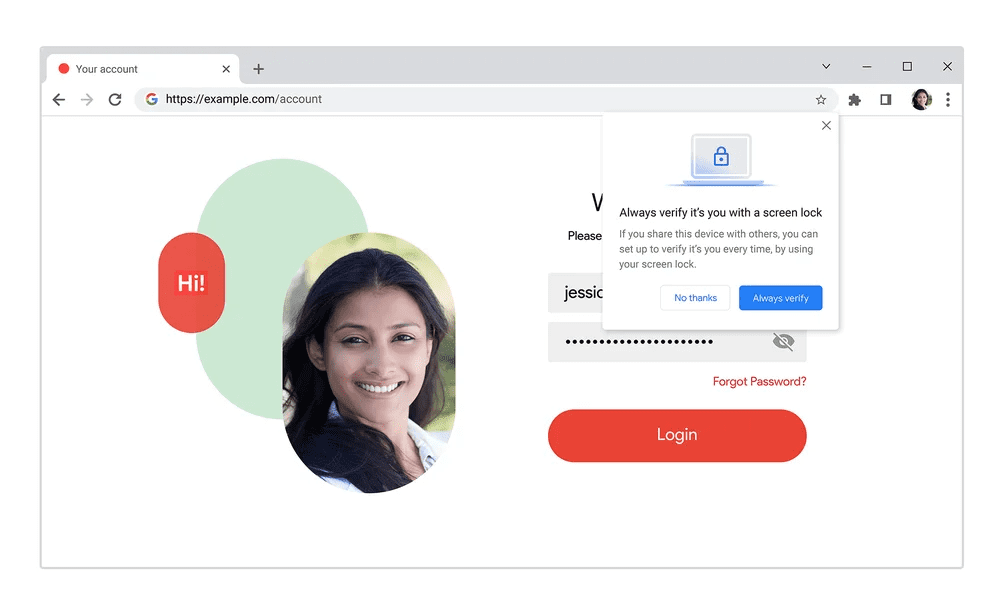 Google Password Manager to Add Support for Biometric Authentication for Desktop Users