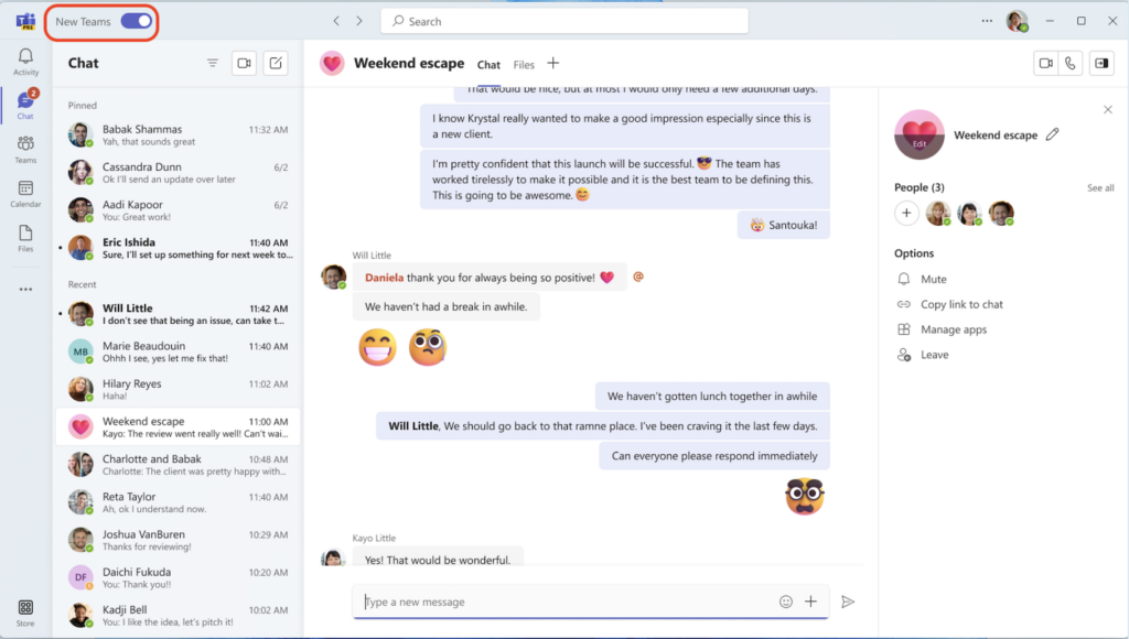 Microsoft Teams 2.0 to Become Default Client on Windows in September