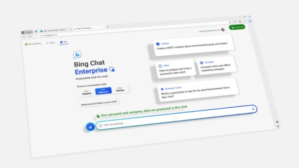 Bing Chat Enterprise hero approved