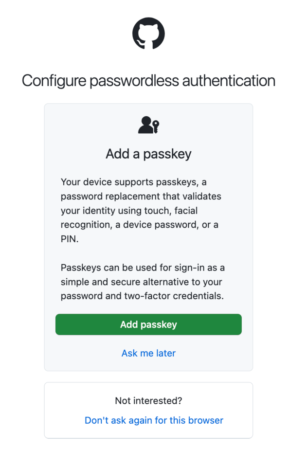 GitHub Announces the General Availability of Passkey Support