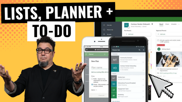 UnplugIT Microsoft Lists, Planner and To-Do Oh My! - Part 1