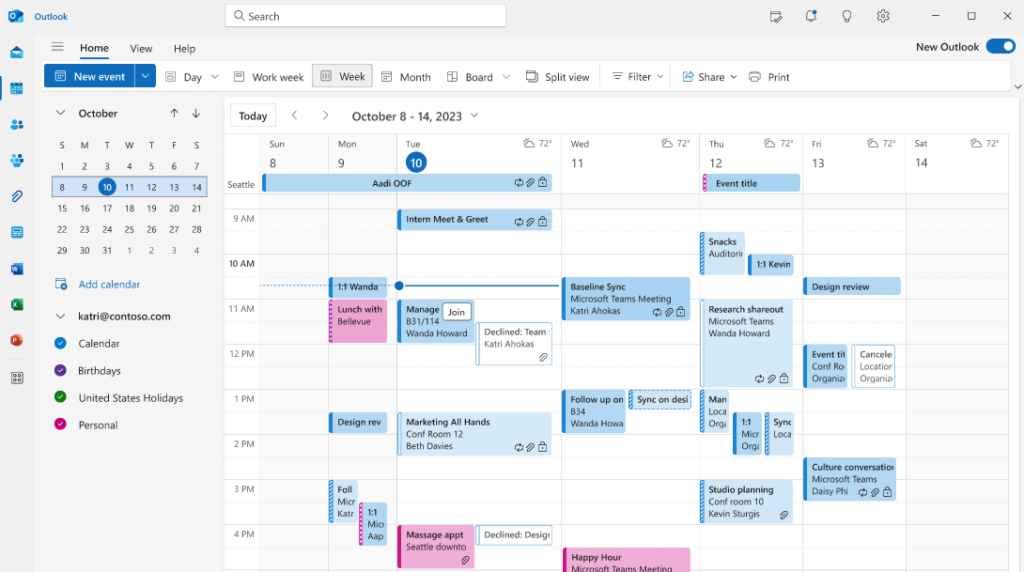 Microsoft Outlook to Let Users View Declined Events on the Calendar
