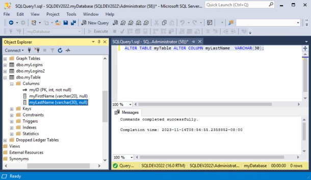 SQL ALTER TABLE - Modifying Table Structure in SQL Server - Petri IT ...