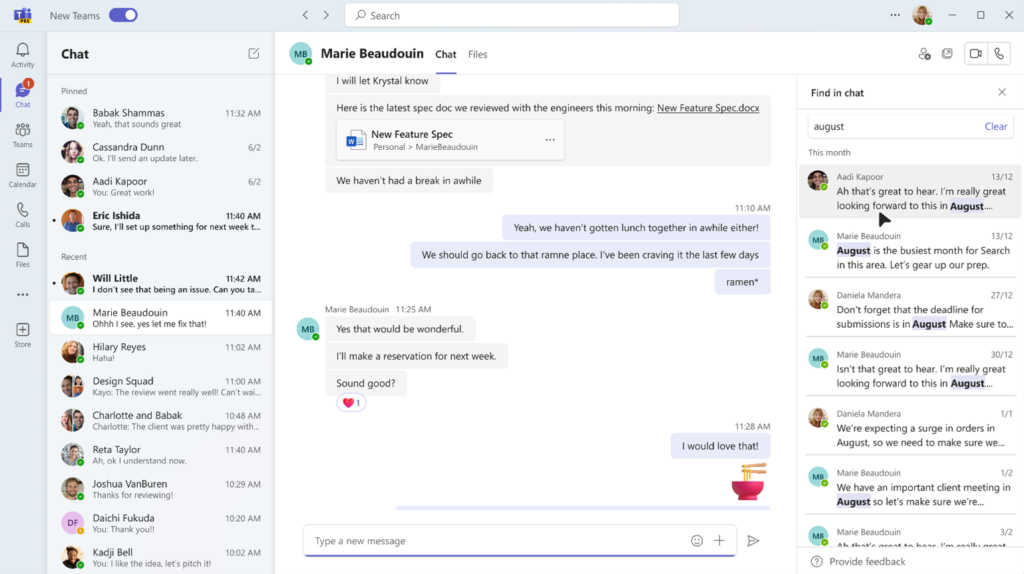 Microsoft Teams Adds Improved Search Experience, Other New Features