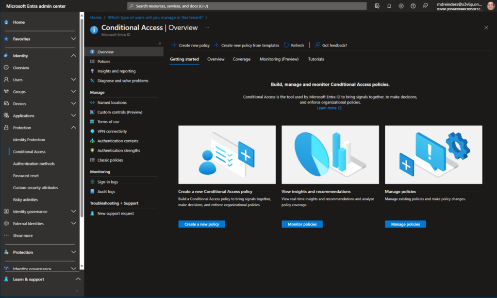 Setting up Conditional Access in Microsoft Entra ID