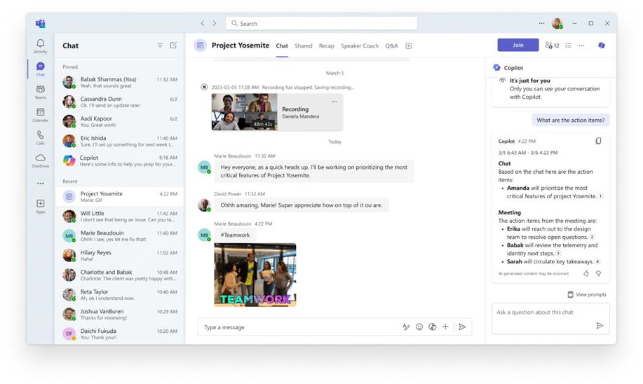 Microsoft Adds New AI Features to Teams Meetings and Teams Rooms