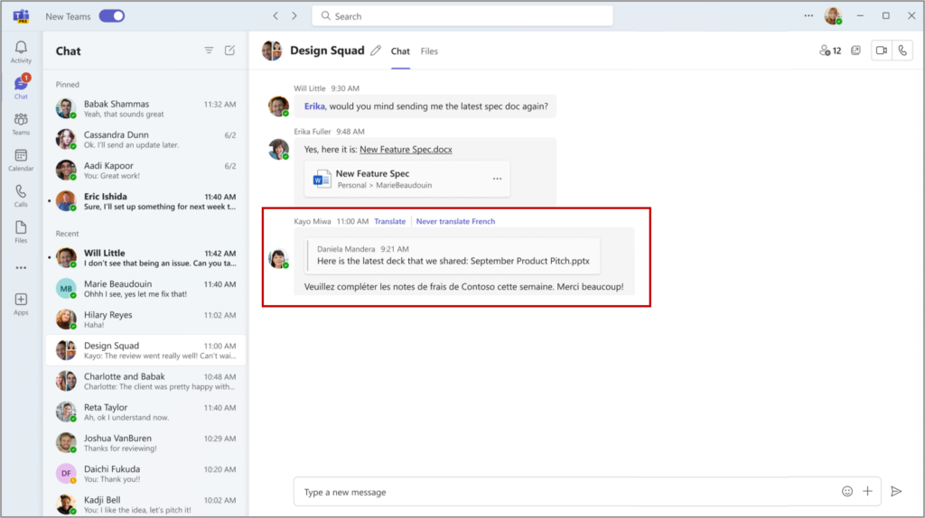 Microsoft Teams Chats to Get Intelligent Message Translation Capabilities