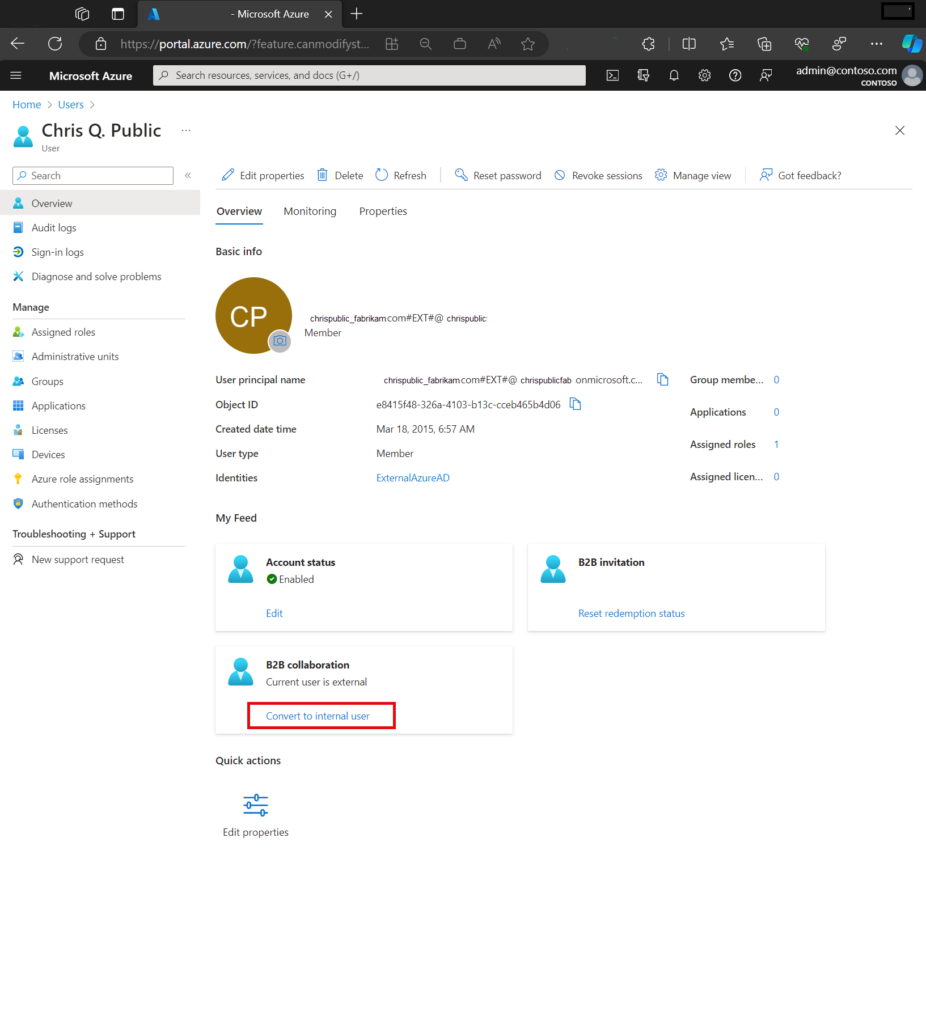 Microsoft Entra ID Now Lets IT Admins Convert External User Accounts to Internal