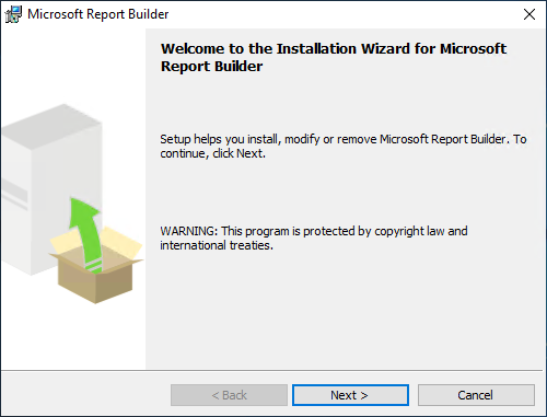 Install SQL Server Report Builder