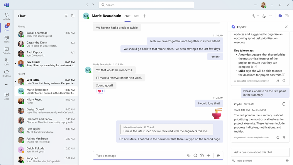 Copilot in Microsoft Teams Now Supports Multi-Turn Conversations