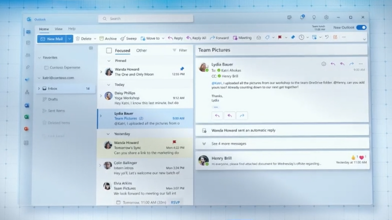 Top 20 Features in the New Microsoft Teams and Outlook