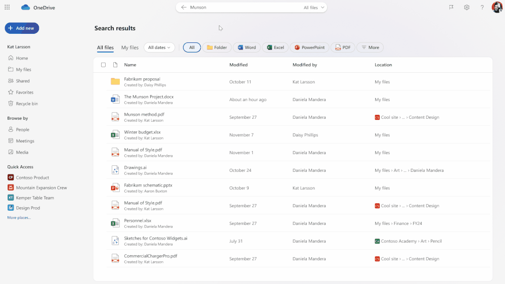 Microsoft OneDrive Enhances Search Experience with New Filters and Other Capabilities