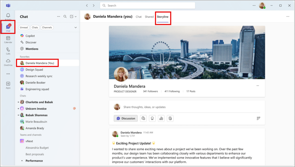 Microsoft Teams to Get New Facebook-Inspired Storyline Feature to Boost Employee Engagement