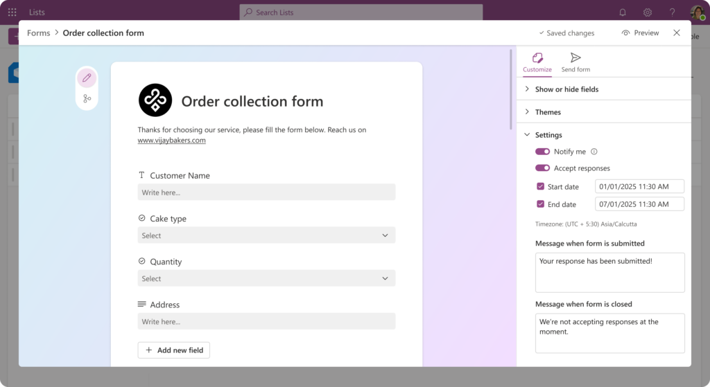 sharepoint list forms 5
