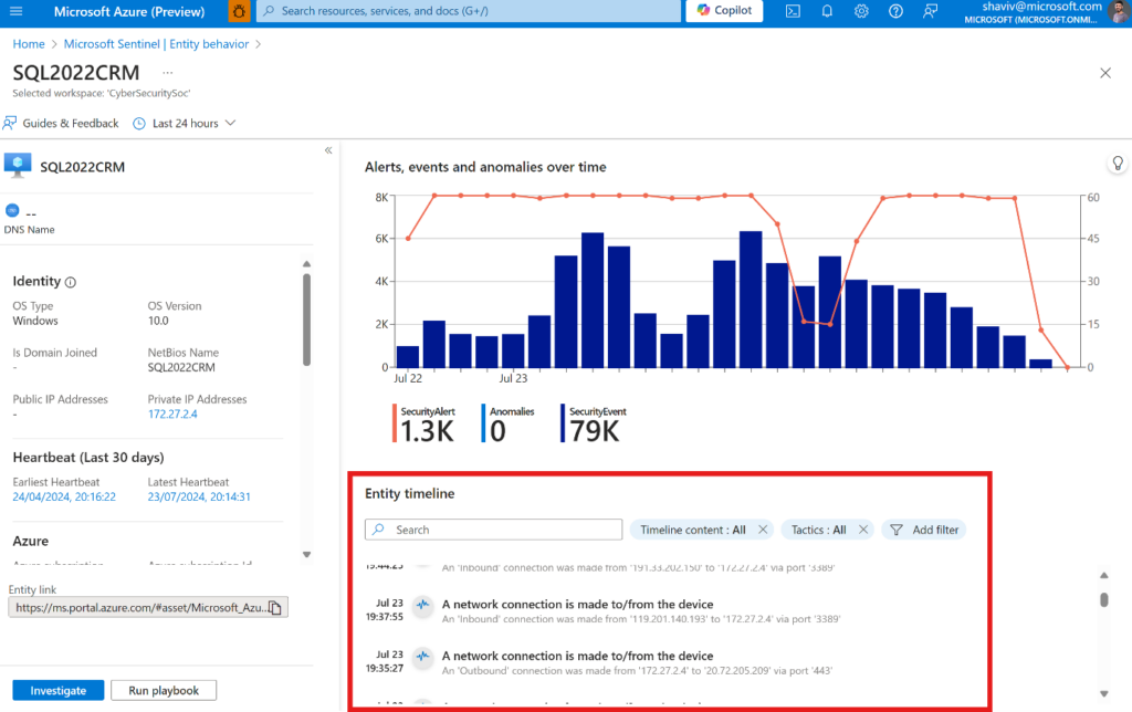 Microsoft SIEM + XDR Gets New Unified Device Timeline Experience