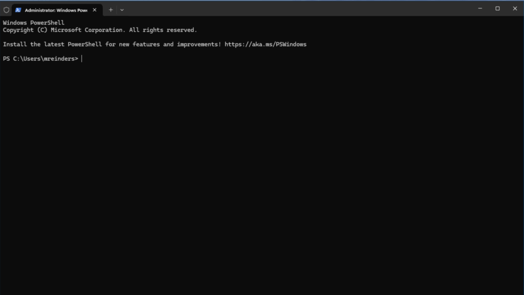 Windows Terminal - PowerShell