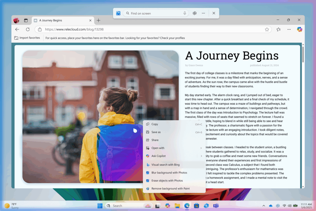 Click To Do Copilot+ PCs