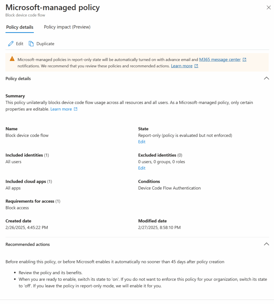 Microsoft Teams Devices Locked Out After Conditional Access Policy Change