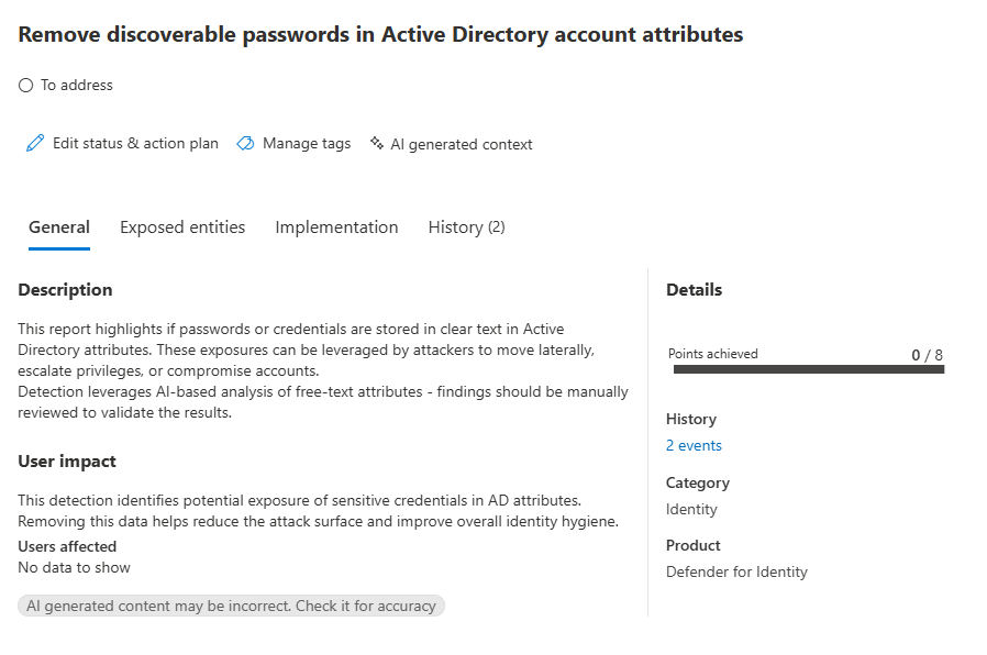 Microsoft Defender for Identity Adds New AI Feature to Target Credential Exposure Risks